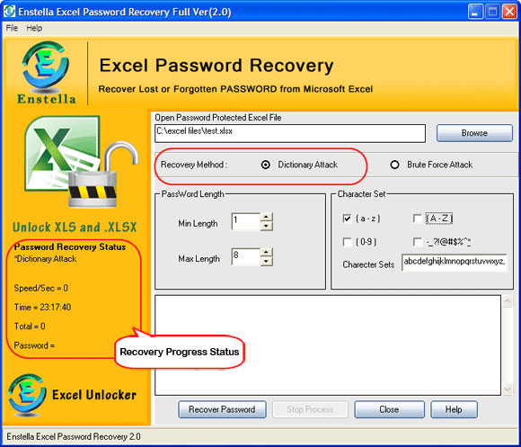 excel password recovery lastic code